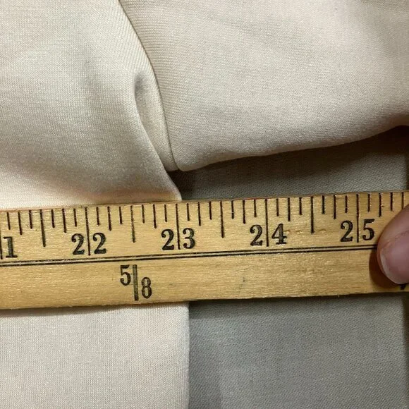 A New Day Women's Large Cream Double Knit Full Zip Hoodie Sweatshirt Long Sleeve - Picture 9 of 10